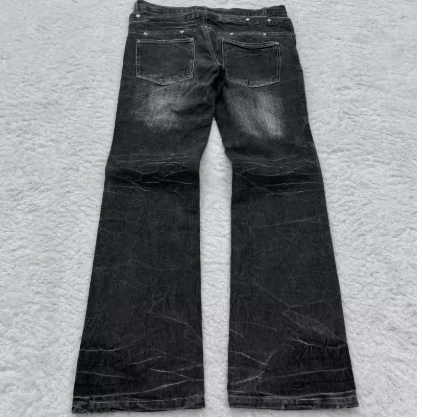 Y2K Washed Denim Jeans for Men and Women