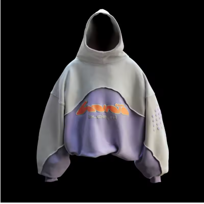 Gemusterter Hoodie