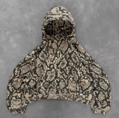 Veste à capuche a motif camo pour homme et femme