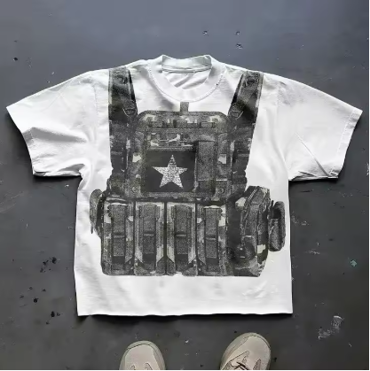 Bulletproof vest design t-shirt