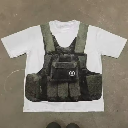 T-shirt à dessin gilet par balle