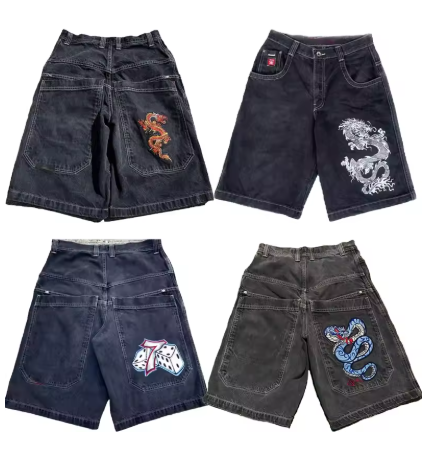 Y2K Baggy Shorts für Damen und Herren