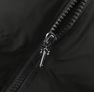 Manteau à capuche trapstar noir