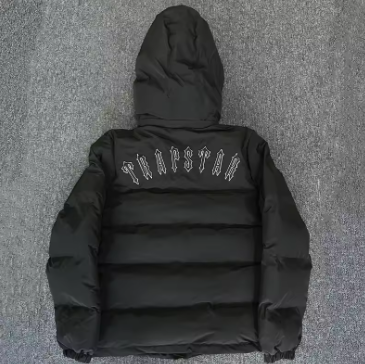 Black Trapstar Hooded Coat